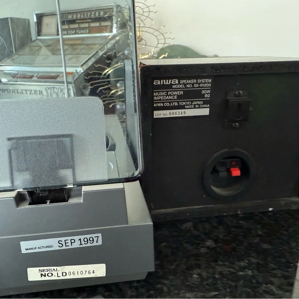 AIWA Hi-Fi Stereo Bundle PX-E850U Turntable SX-AV1200 & SX-R1200 Speakers TESTED - Picture 6 of 7